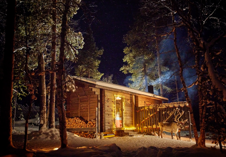 santa's magical cabin